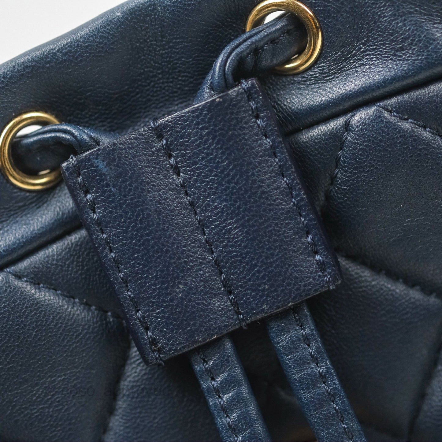Chanel Mini Navy Calfskin Urban Spirit Backpack ⁣⁣⁣⁣⁣⁣⁣⁣⁣⁣⁣⁣⁣⁣Gold Hardware