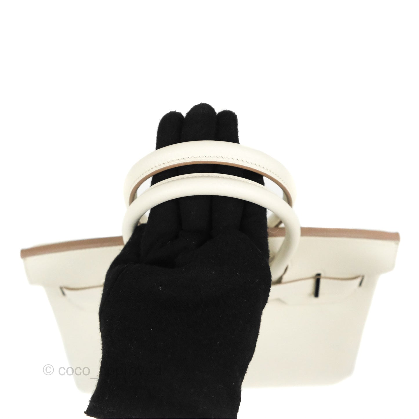 Hermès Retourne Birkin 30 Mushroom Togo Palladium Hardware