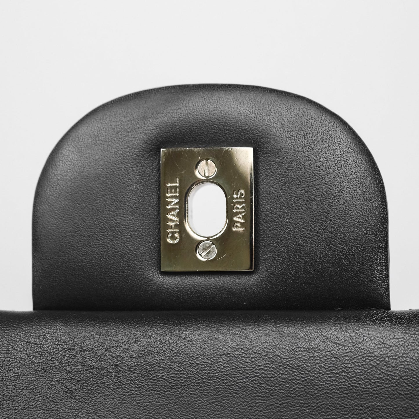Chanel Jumbo Double Flap Black Patent Silver Hardware⁣⁣