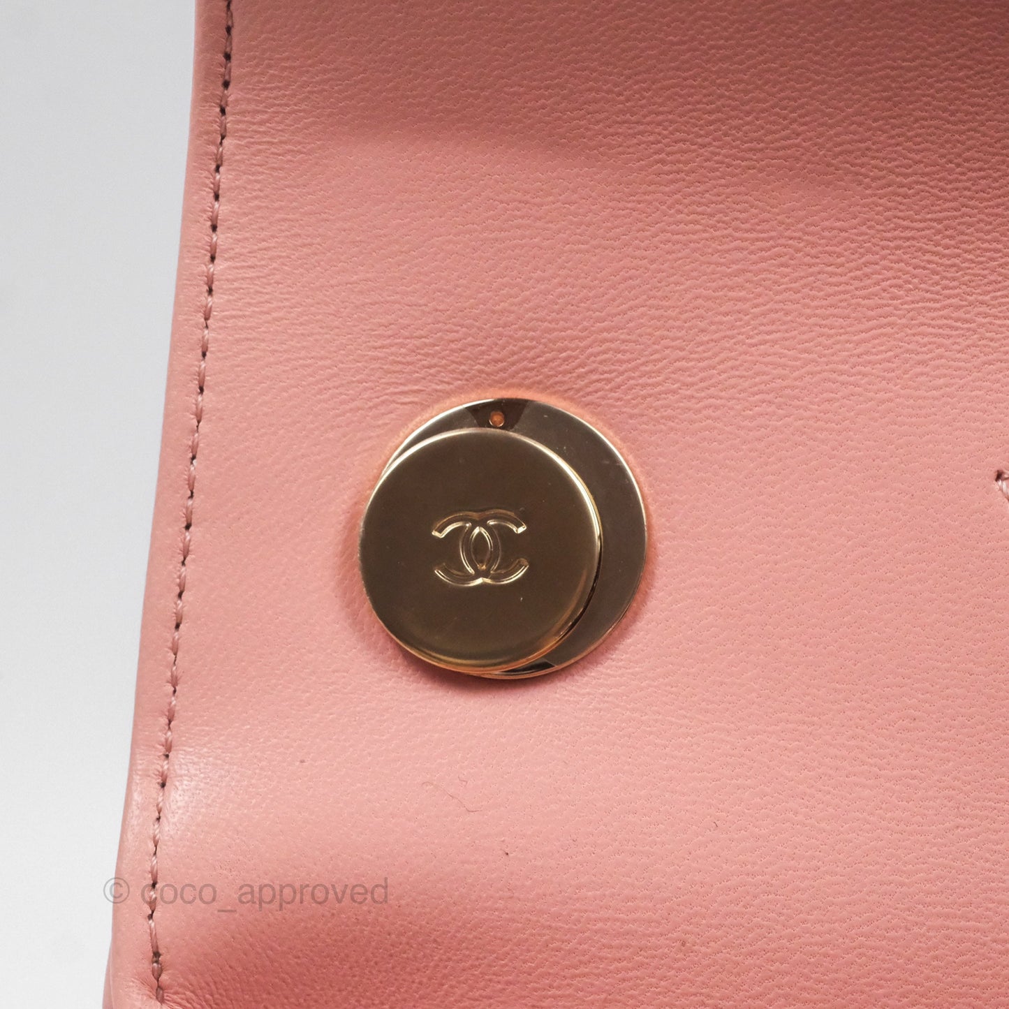 Chanel Small Trendy CC Pink Lambskin Gold Hardware
