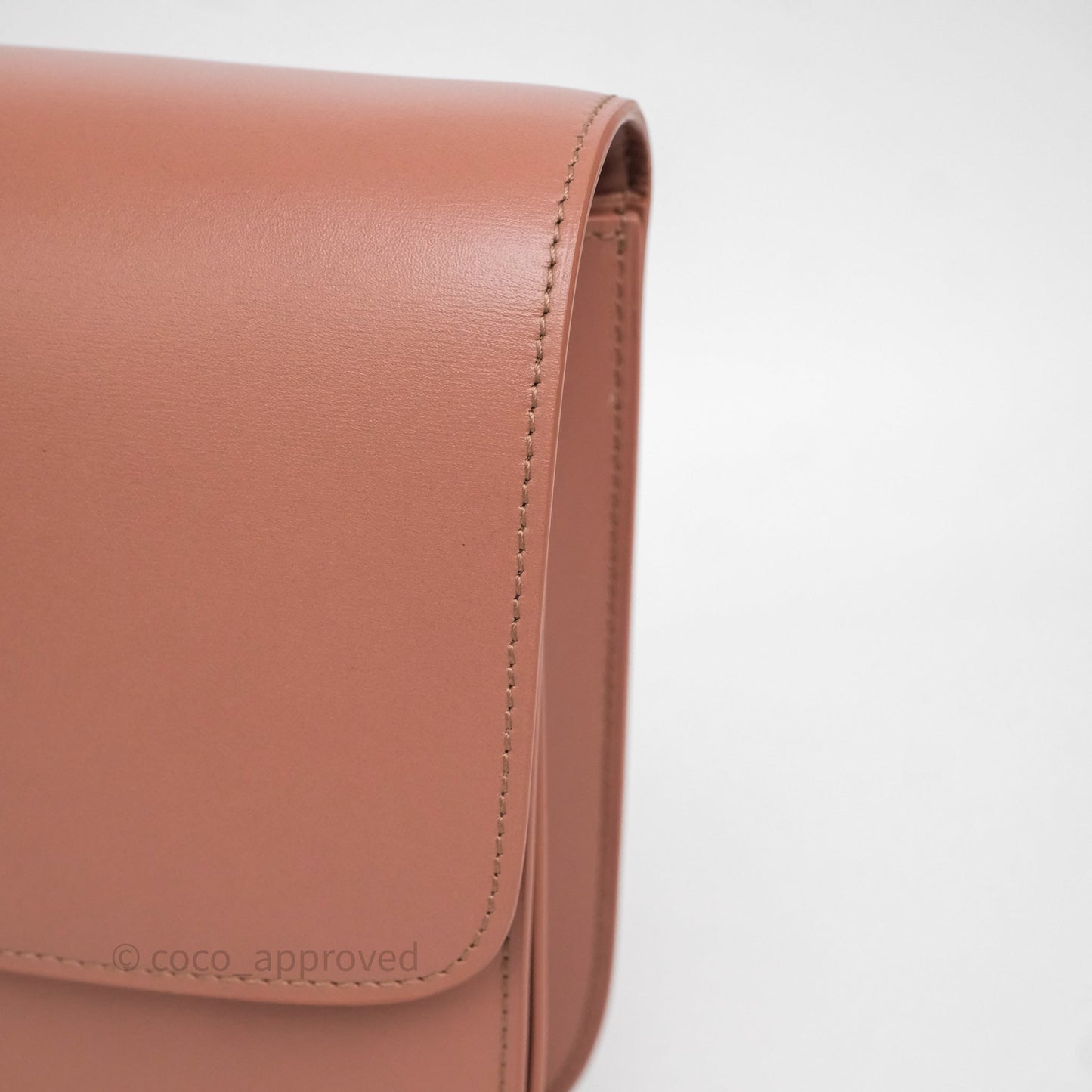 Celine Rose Box Medium Calfskin Bag Gold Hardware