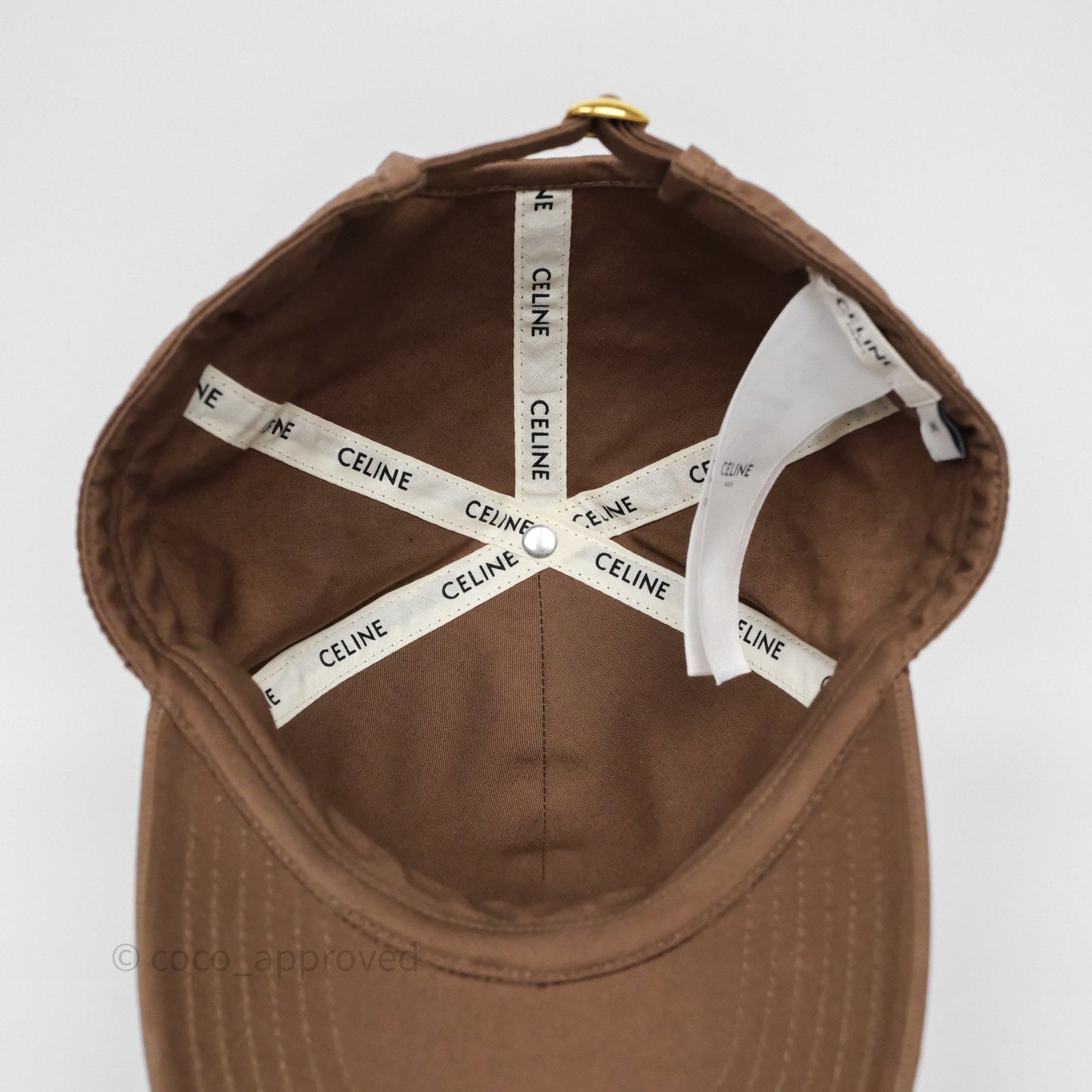 Celine Baseball Cap Cotton Triomphe