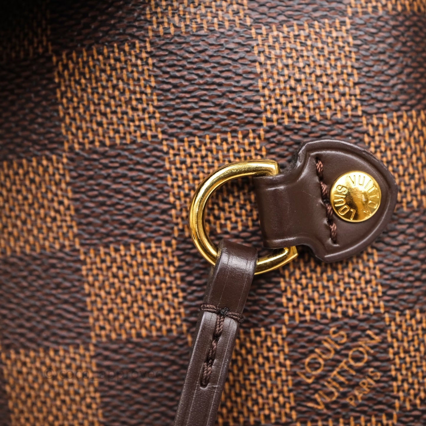 Louis Vuitton Neverfull MM Tote Bag Damier Ebene Canvas
