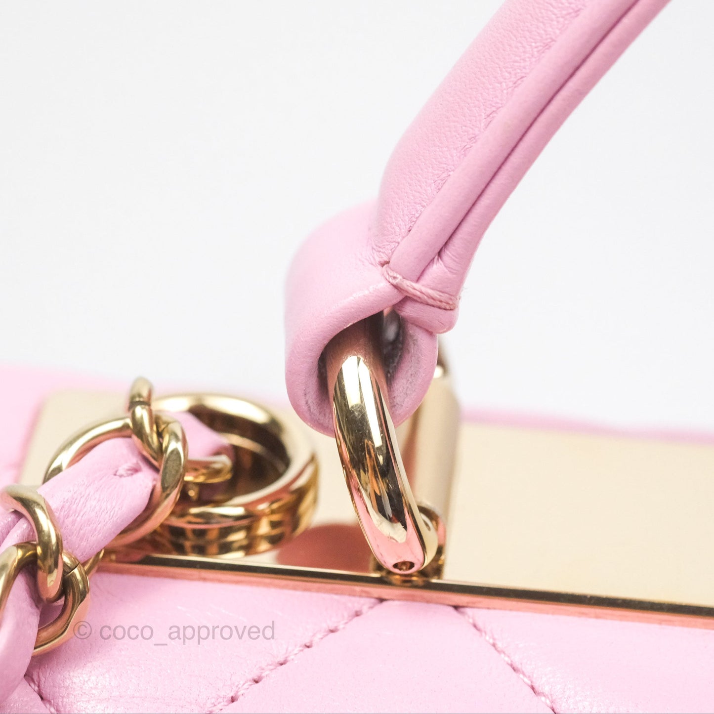 Chanel Medium Trendy CC Pink Lambskin Gold Hardware