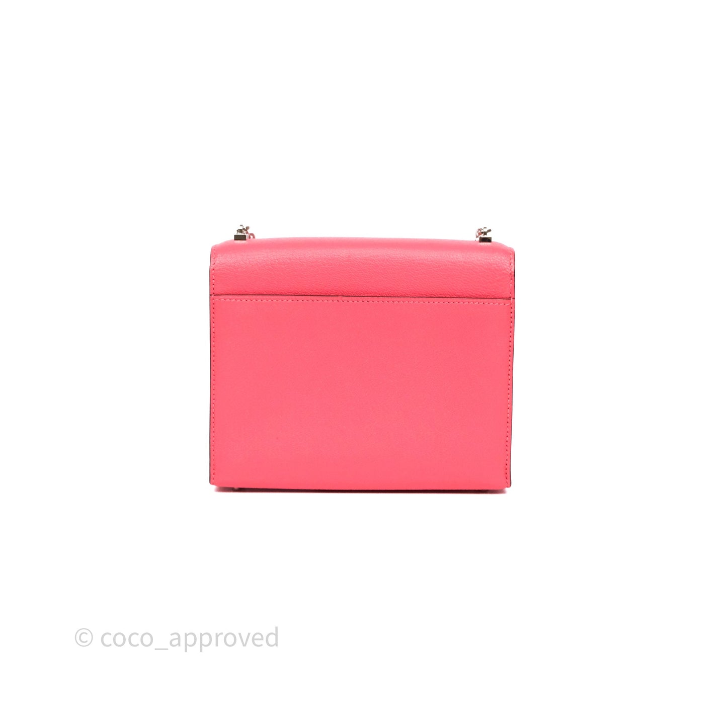 Hermès Mini Verrou Chaine Bag Rose Lipstick U5 Chevre Mysore Palladium Hardware