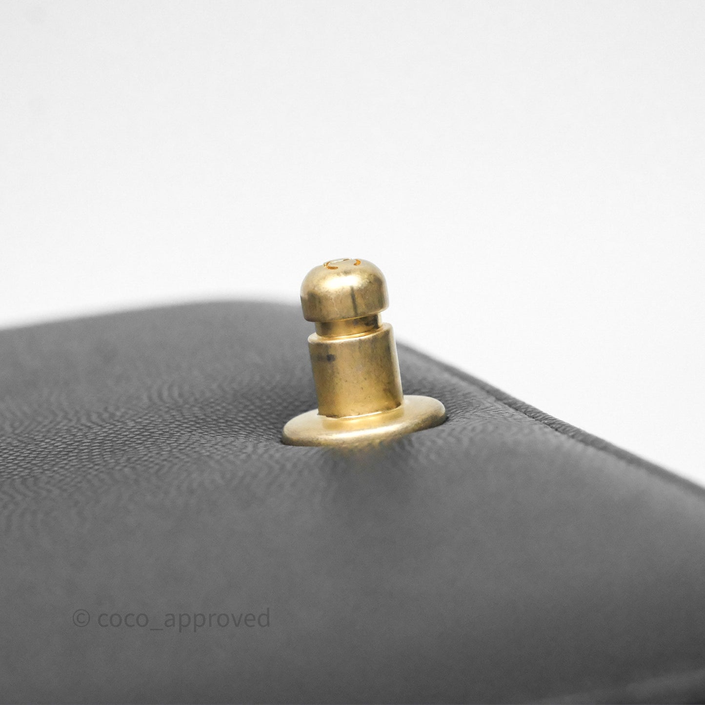 Chanel Quilted Medium Boy Black Caviar Aged Gold Hardware