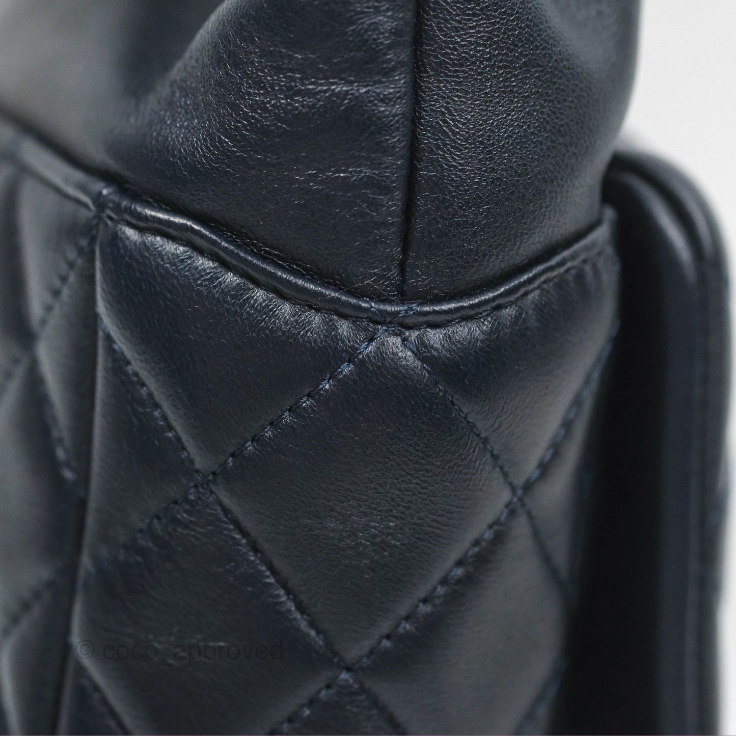 Chanel Small Seoul Backpack Navy Lambskin Gold Hardware