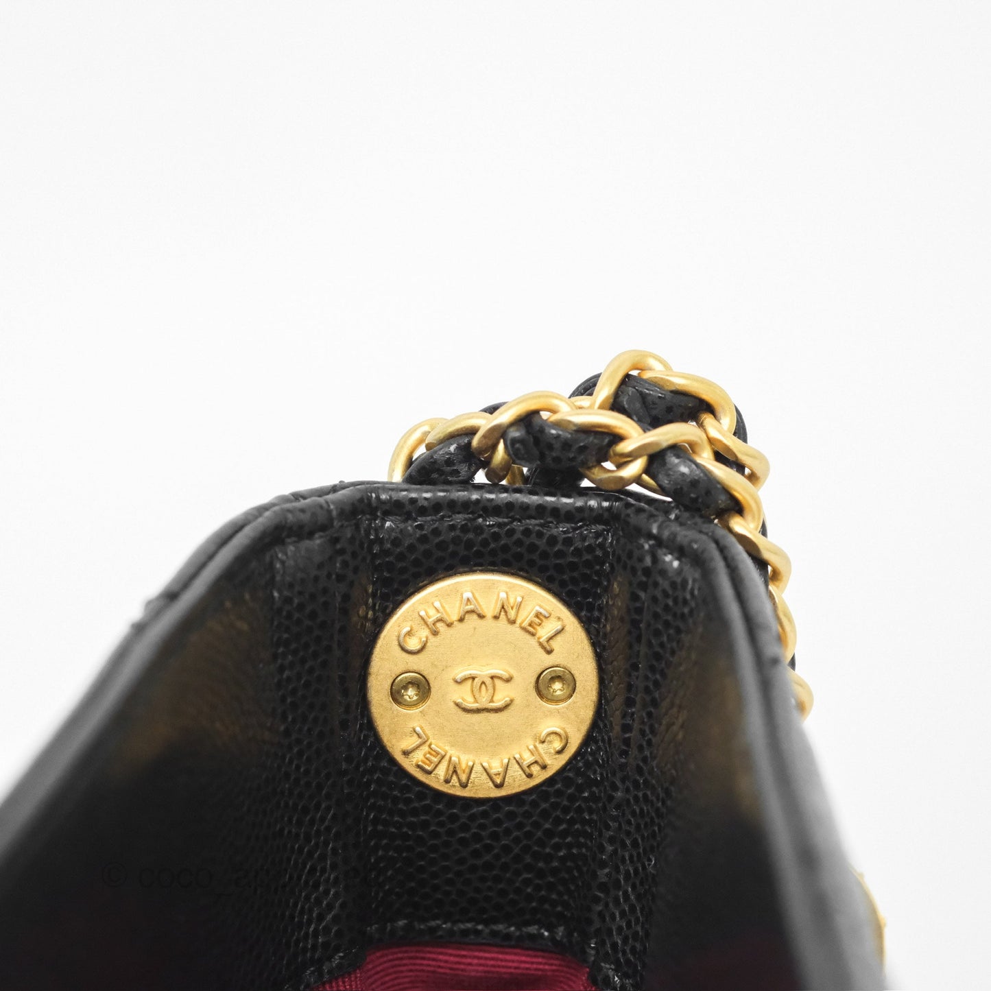 Chanel Twist Your Buttons Hobo Bag Black Shiny Soft Caviar Aged Gold Hardware 22A