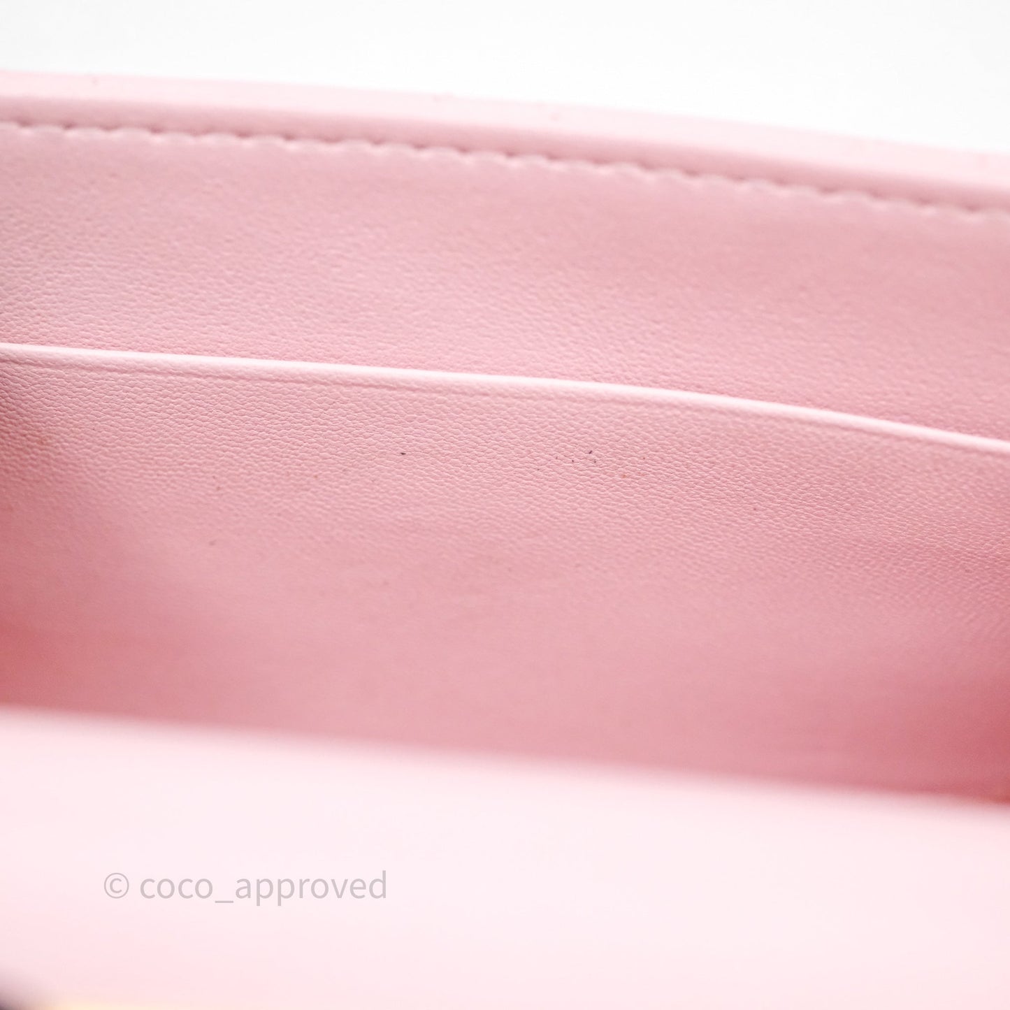 Chanel Mini Enamel Handle Clutch on Chain Pink Lambskin Gold Hardware