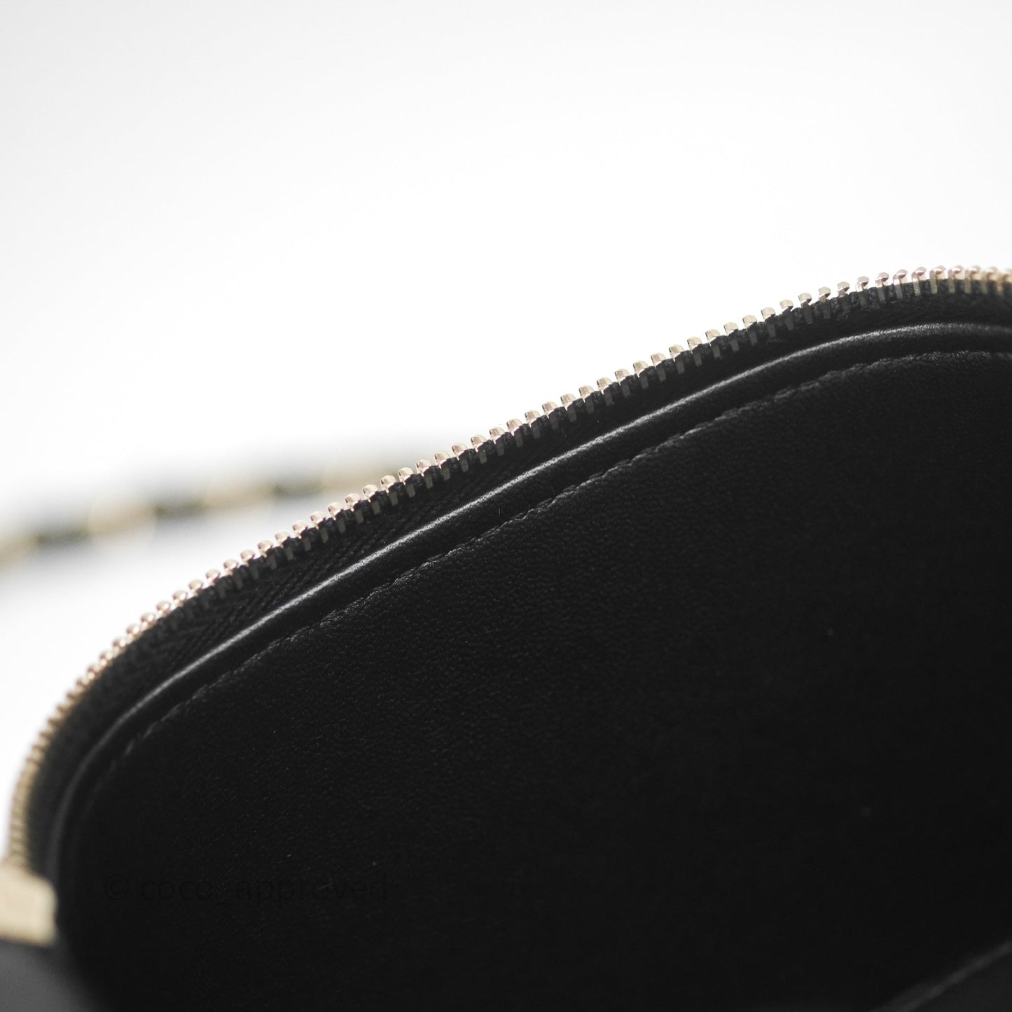 Chanel Quilted Top Handle Vanity Case Black Caviar Gold Hardware