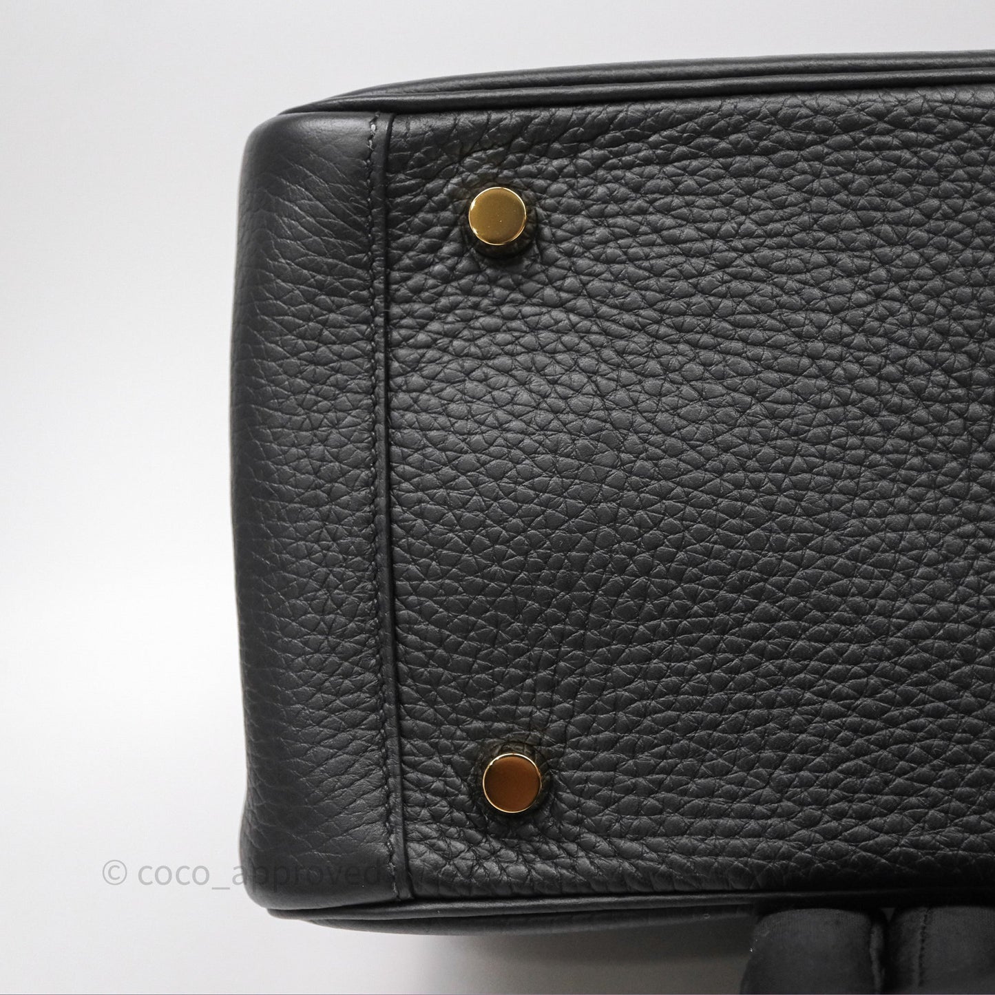 Hermes Lindy 26 Black Noir 89 Clemence Gold Hardware