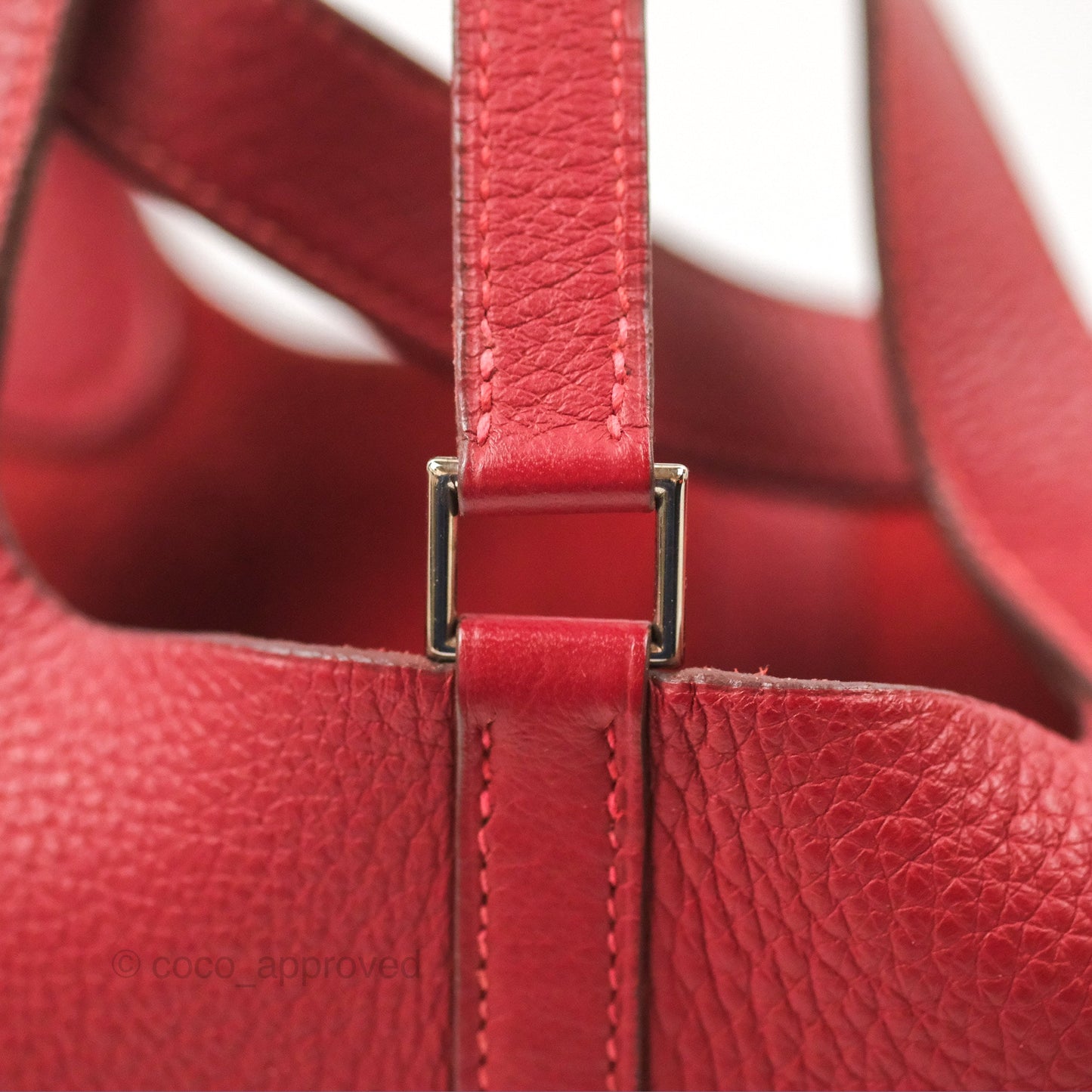 Hermès Picotin 18 Rouge Clemence Palladium Hardware