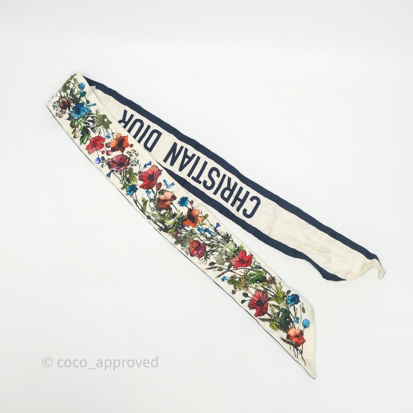 Christian Dior D-Millefiori Mitzah Silk Twilly