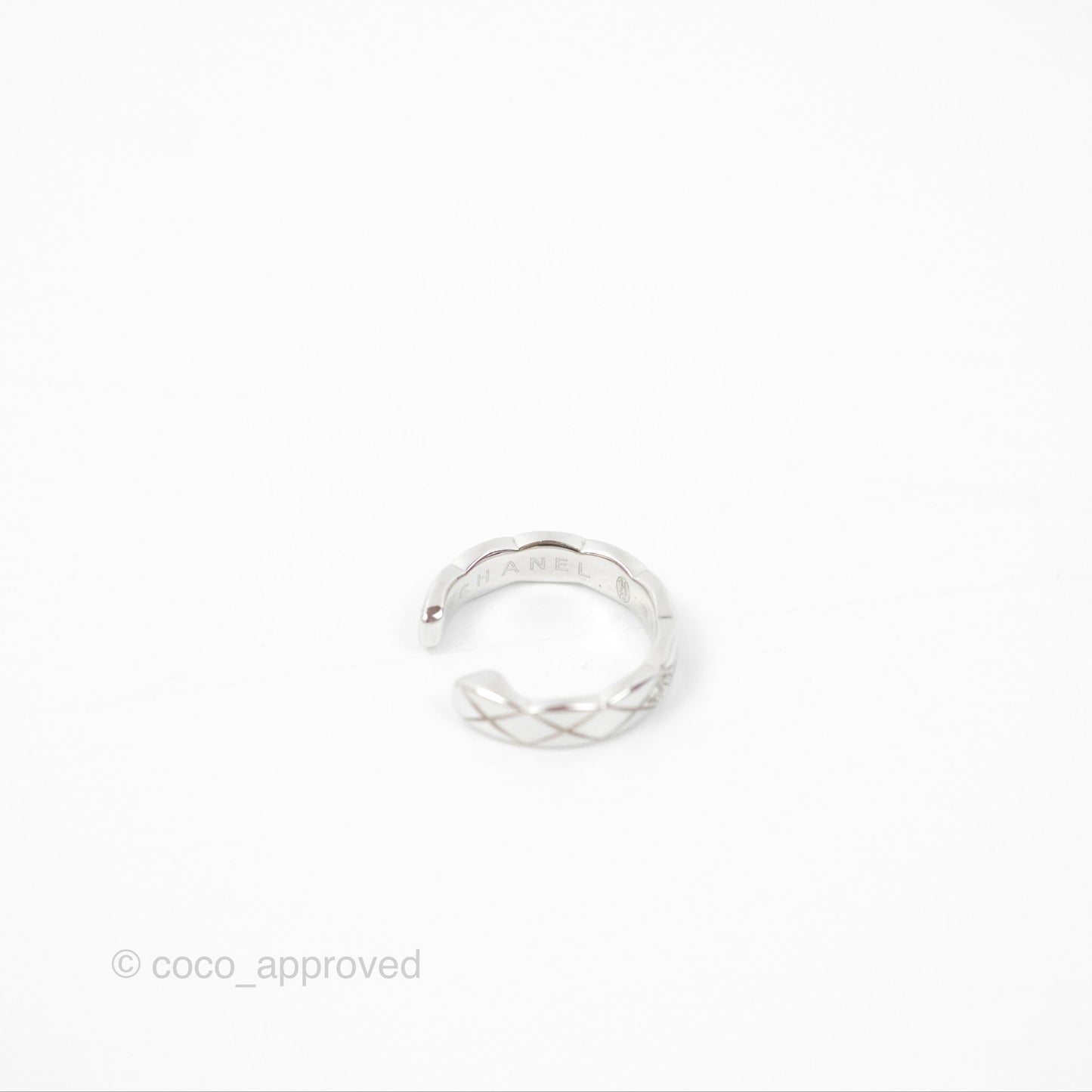 Chanel Coco Crush Ear Cuff White Gold
