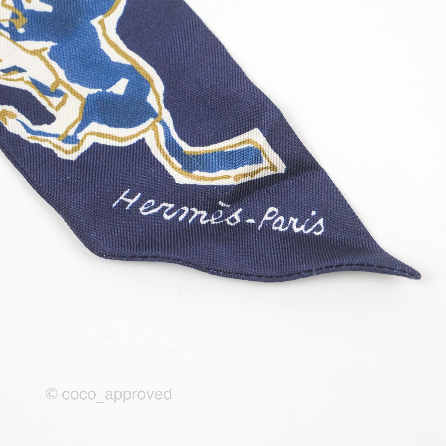 Hermès Chevaux en Liberte Silk Twilly