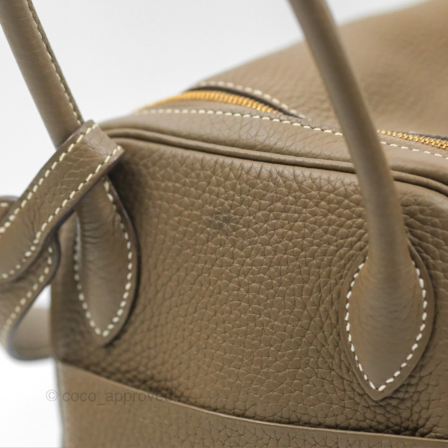 Hermès Lindy 26 Etoupe Clemence Gold Hardware
