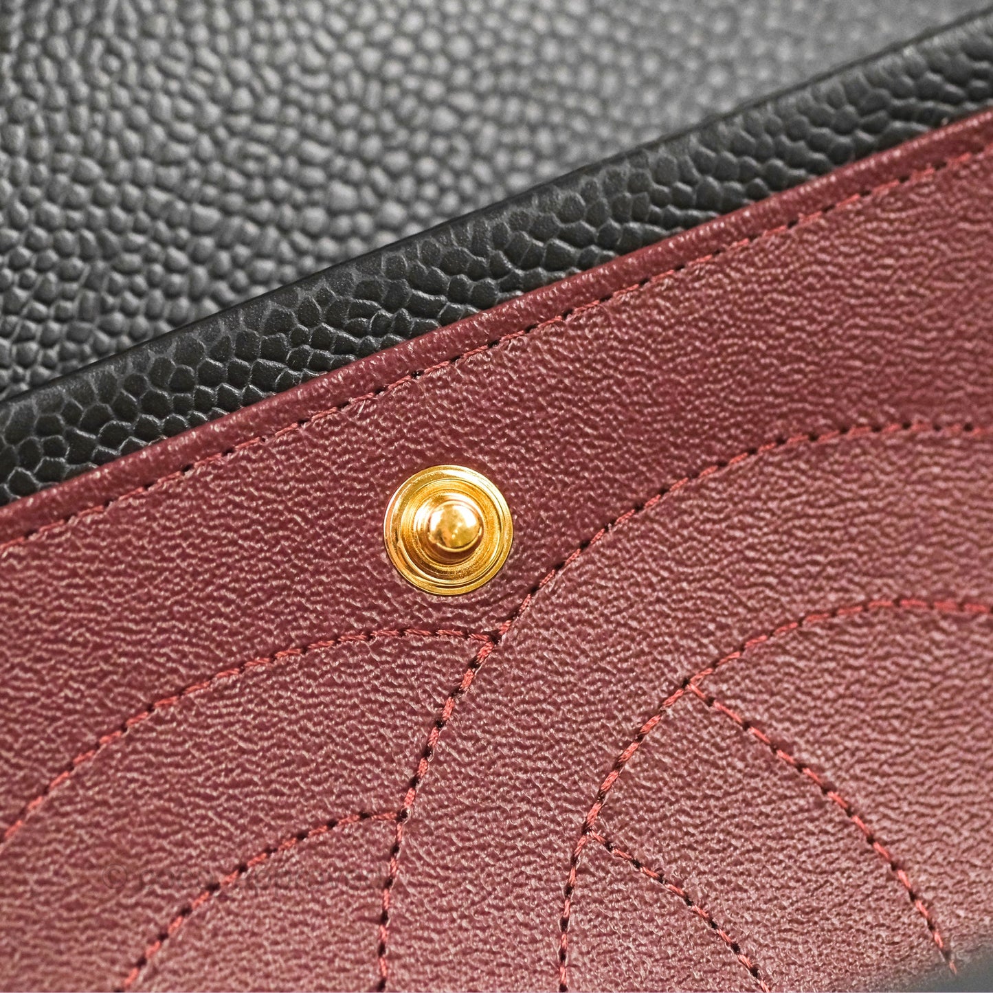 Chanel Jumbo Double Flap Black Caviar Gold Hardware⁣⁣