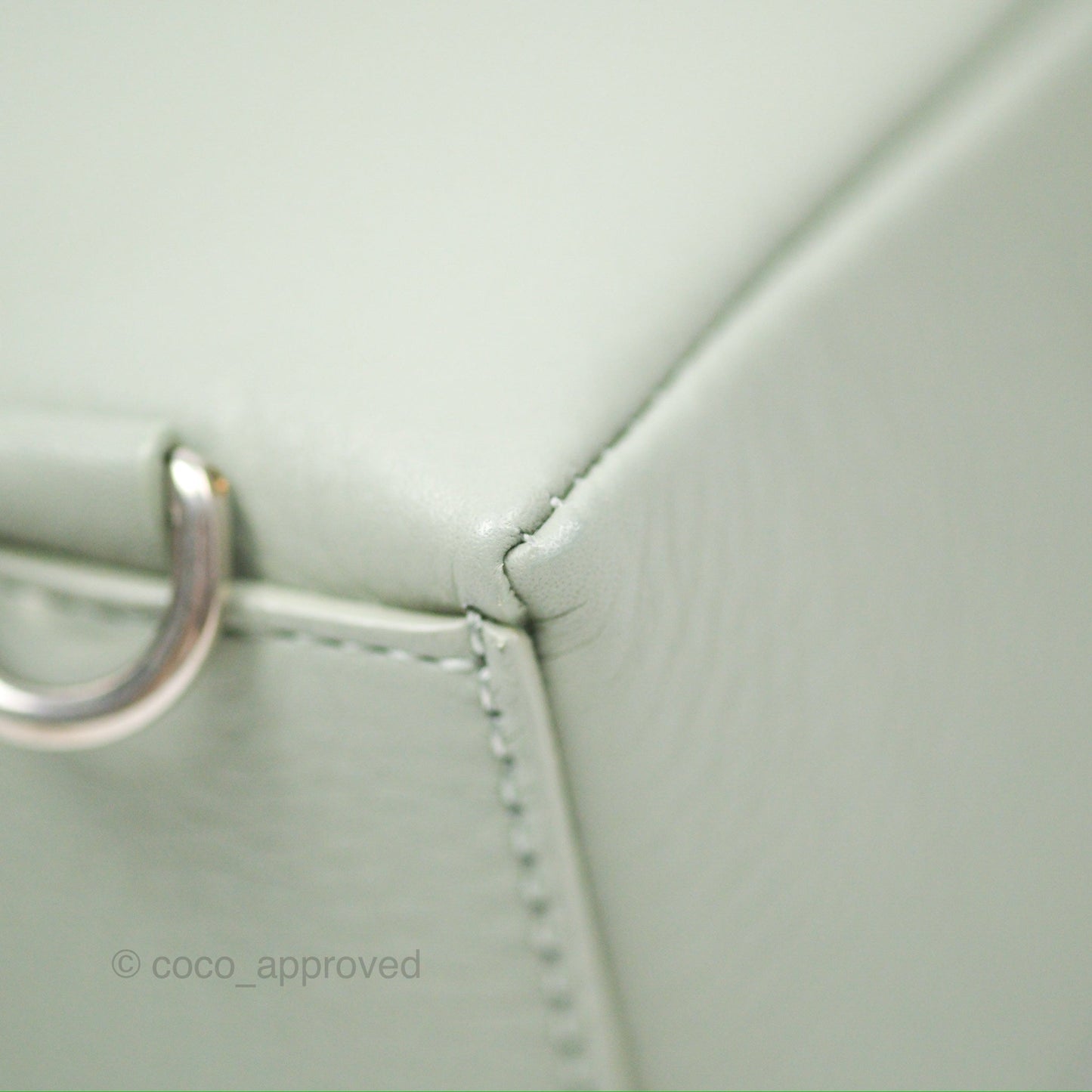 Loro Piana Extra Pocket Backpack L23.5 Eucalyptus Silver Hardware