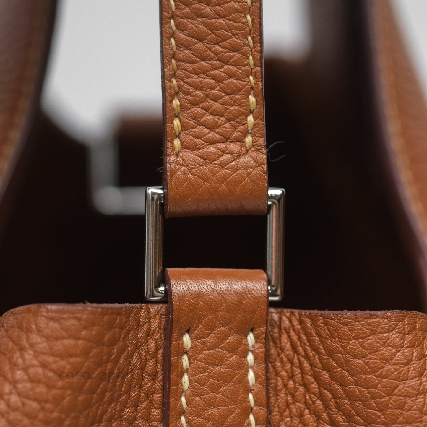 Hermès Picotin 18 Gold 37 Clemence Palladium Hardware