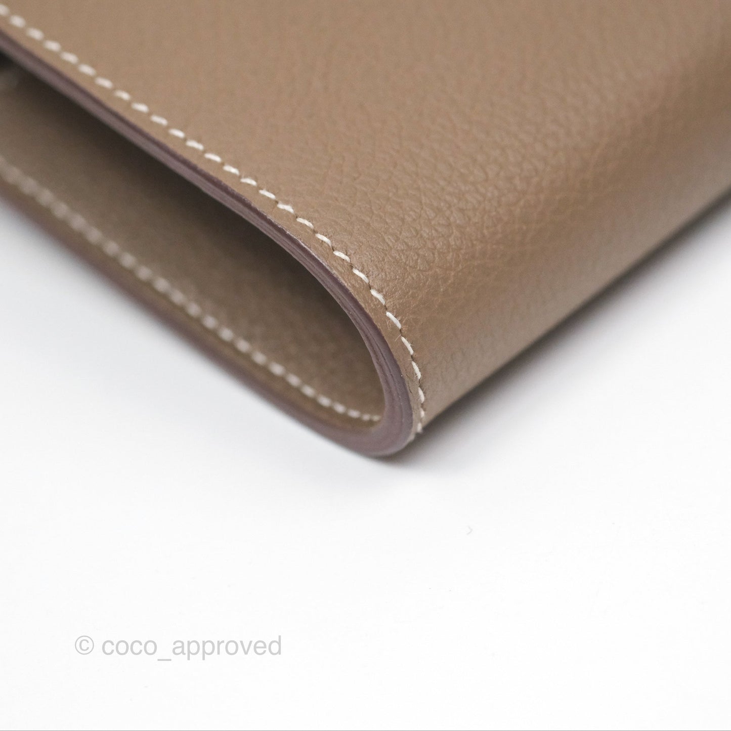Hermès Kelly To Go Wallet Etoupe Evercolor Gold Hardware