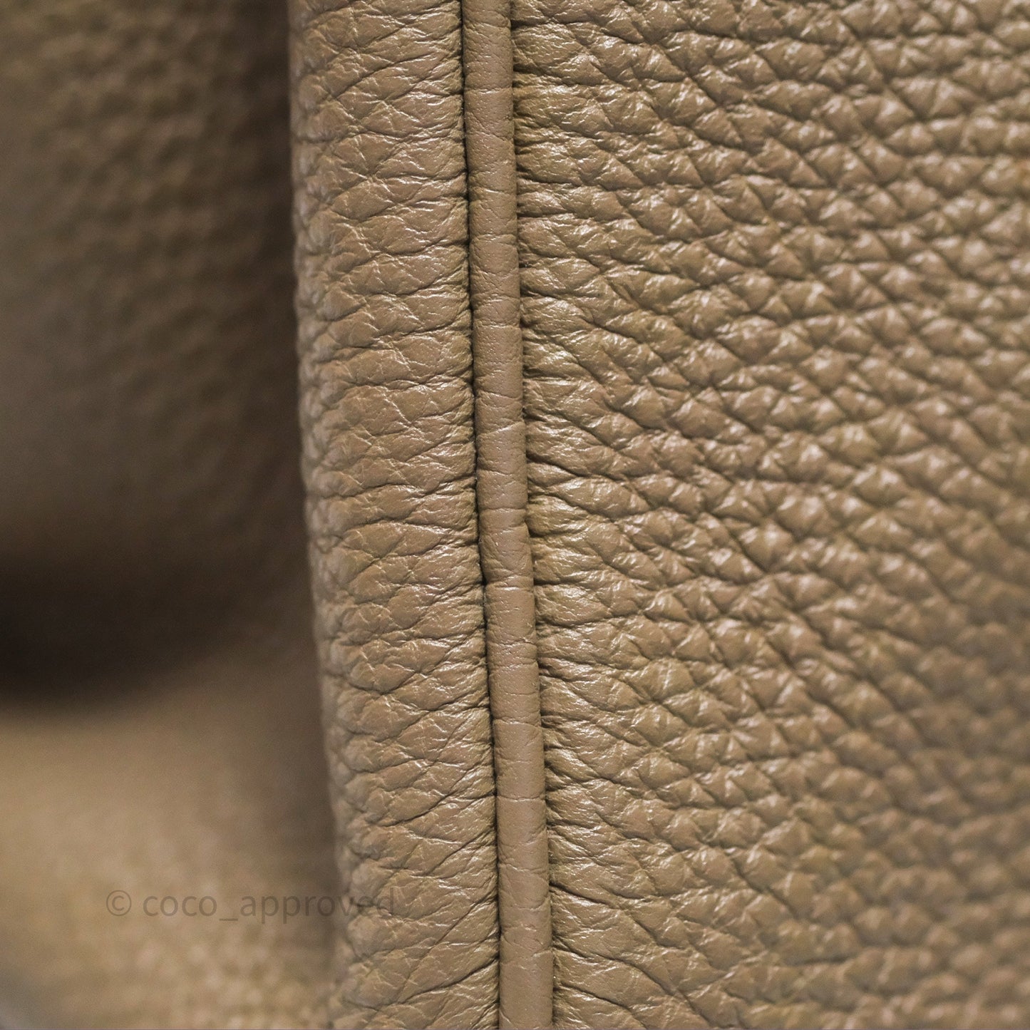 Hermes Birkin 25 Retourne Etoupe 18 Clemence Palladium Hardware
