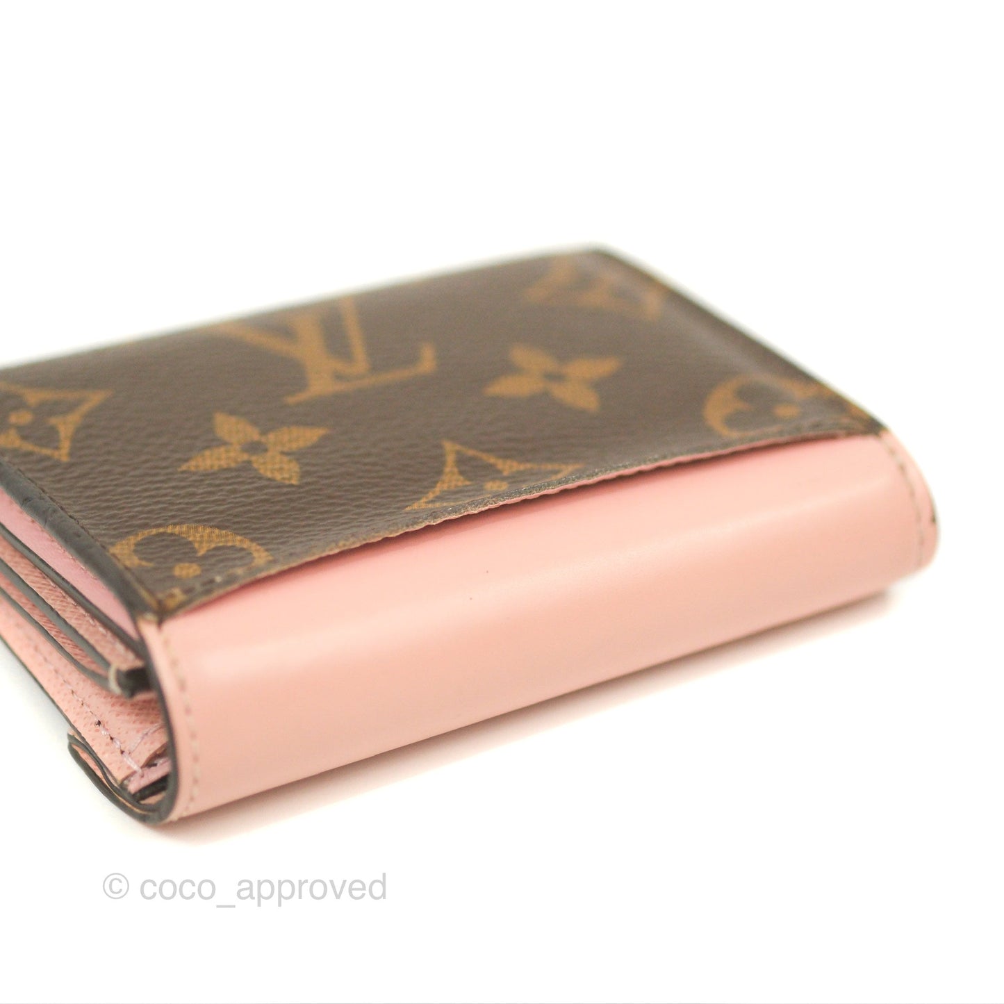 Louis Vuitton Zoé Wallet Rose Monogram Canvas