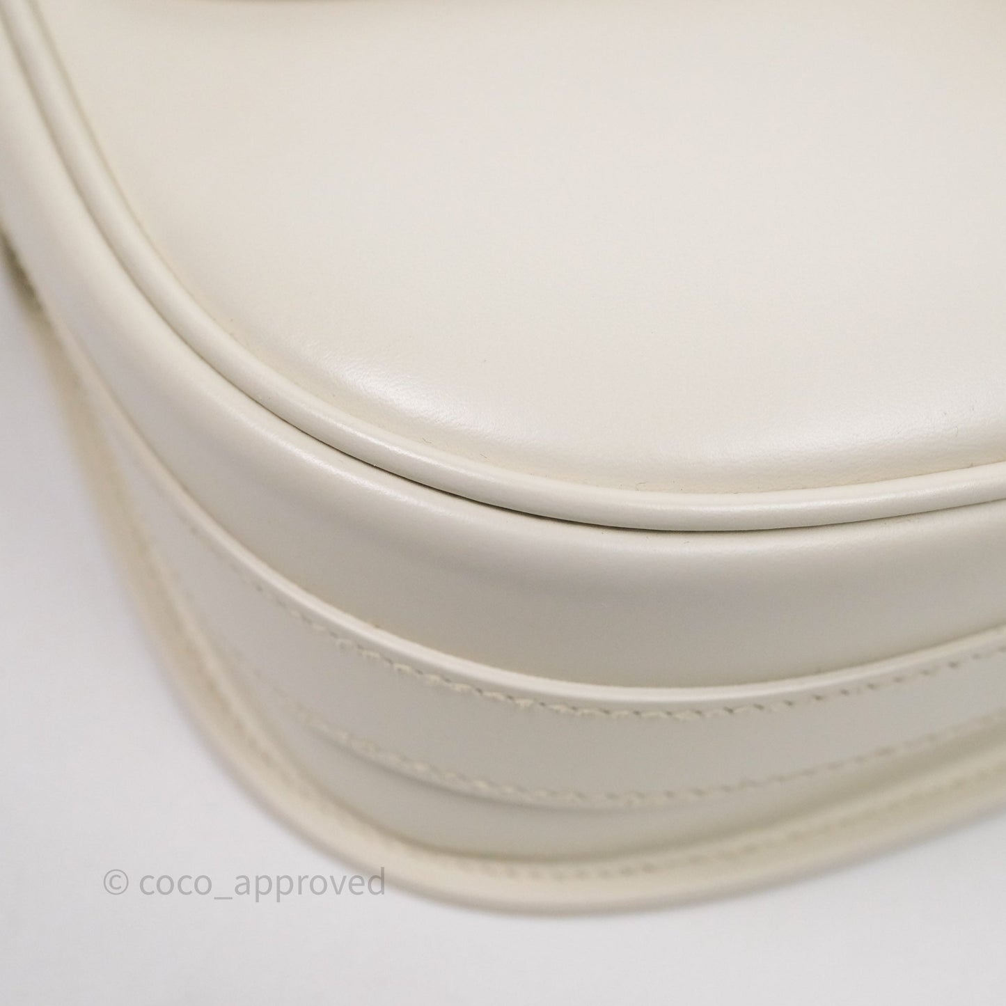 Dior Medium Bobby Bag Off White Calfskin Gold Hardware