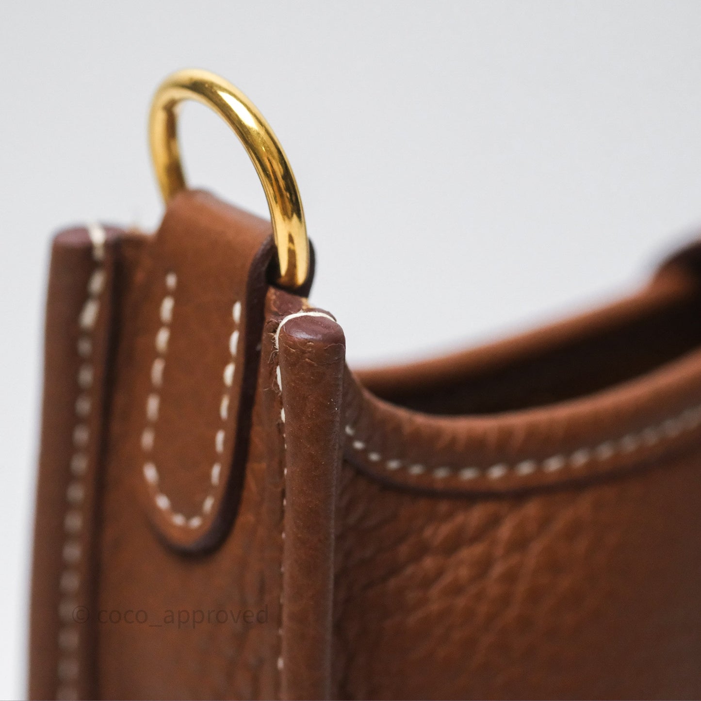 Hermès Mini Evelyne 16 Amazone Gold 37 Clemence Gold Hardware