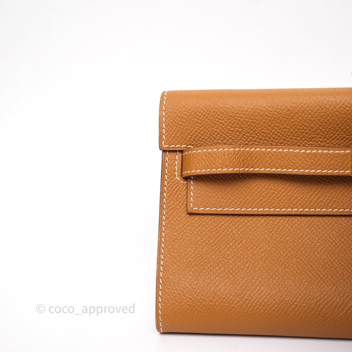 Hermès Kelly To Go Wallet Gold 37 Epsom Gold Hardware