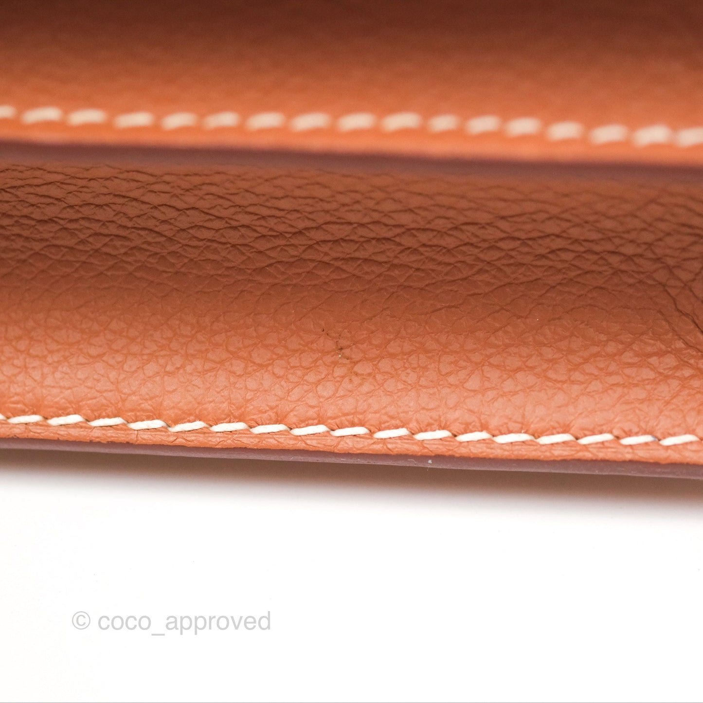 Hermès Roulis 23 Gold Evercolor Gold Hardware
