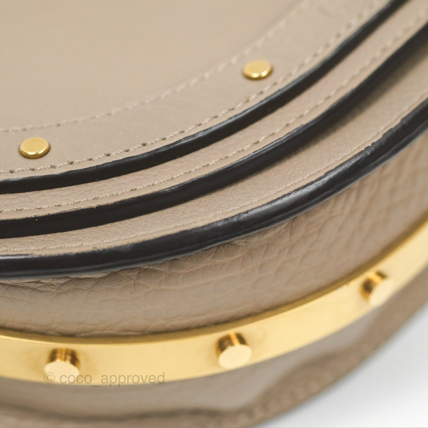 Chloé Nile Minaudière Bracelets Bag Motty Grey Calfskin