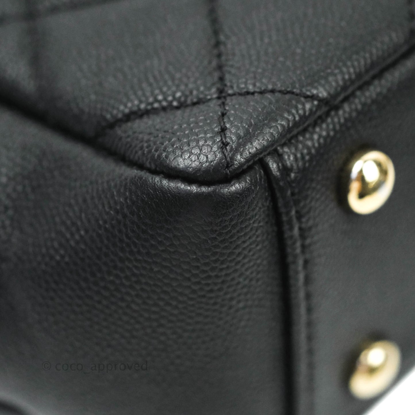 Chanel Quilted Small Business Affinity Flap Black Caviar Gold Hardware