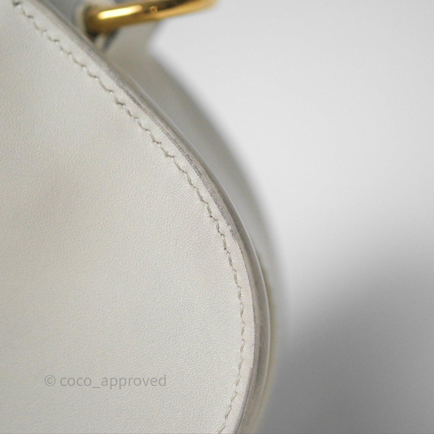 Christian Dior Bobby East-West Bag Calfskin White