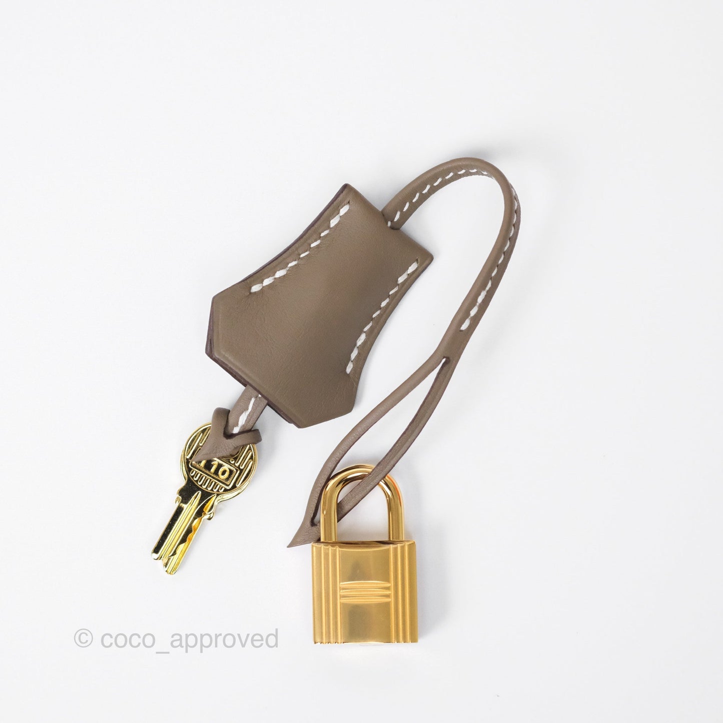 Hermès Retourne Kelly 25 Etoupe 18 Swift Gold Hardware