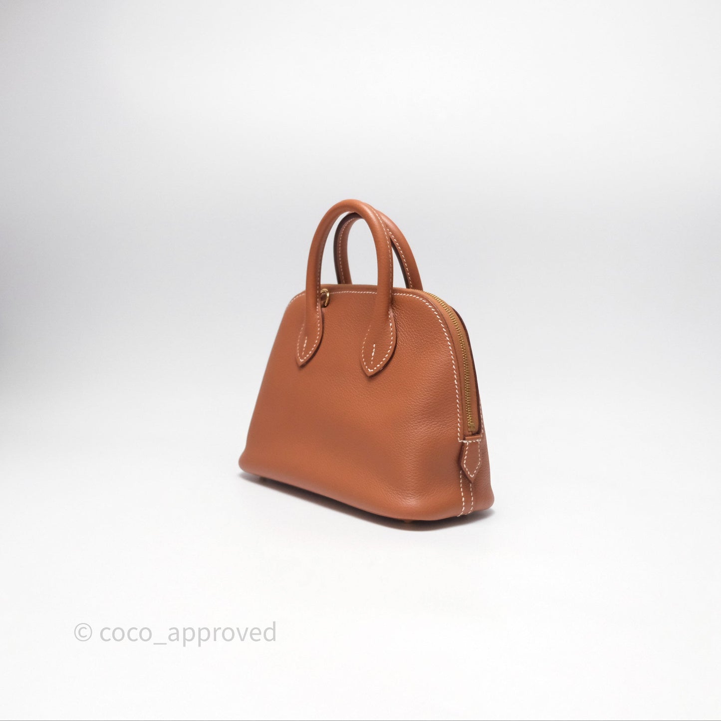 Hermès Bolide Mini 1923 Gold 37 Evercolor Gold Hardware