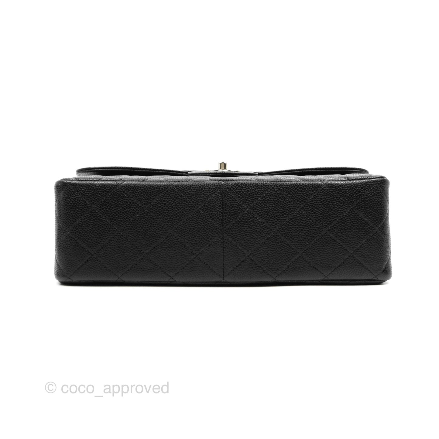 Chanel Jumbo Double Flap Black Caviar Silver Hardware⁣⁣