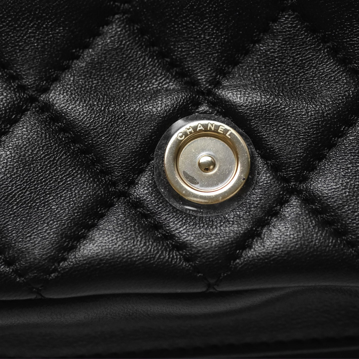 Chanel Small Duma Drawstring Backpack Black Lambskin Gold Hardware