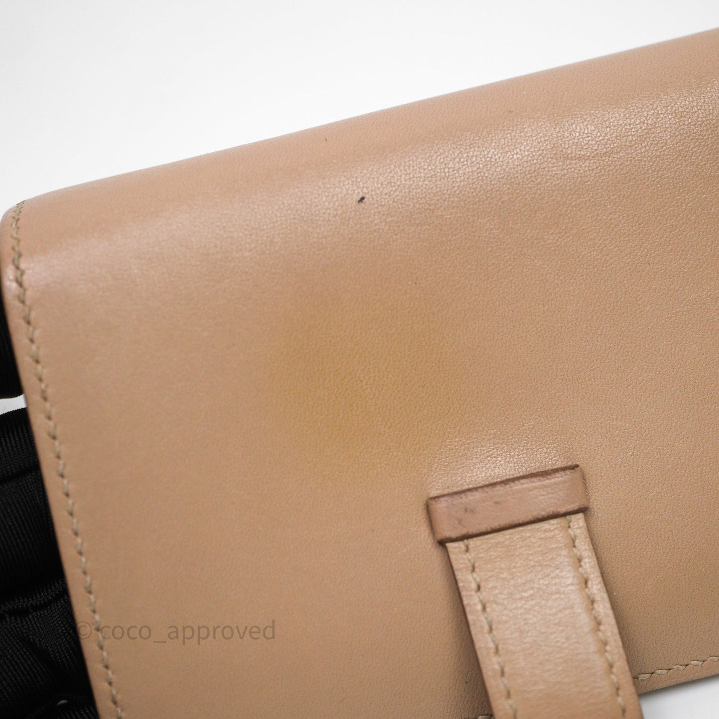 Hermès Bearn Card Holder Taupe 16 Swift Palladium Hardware