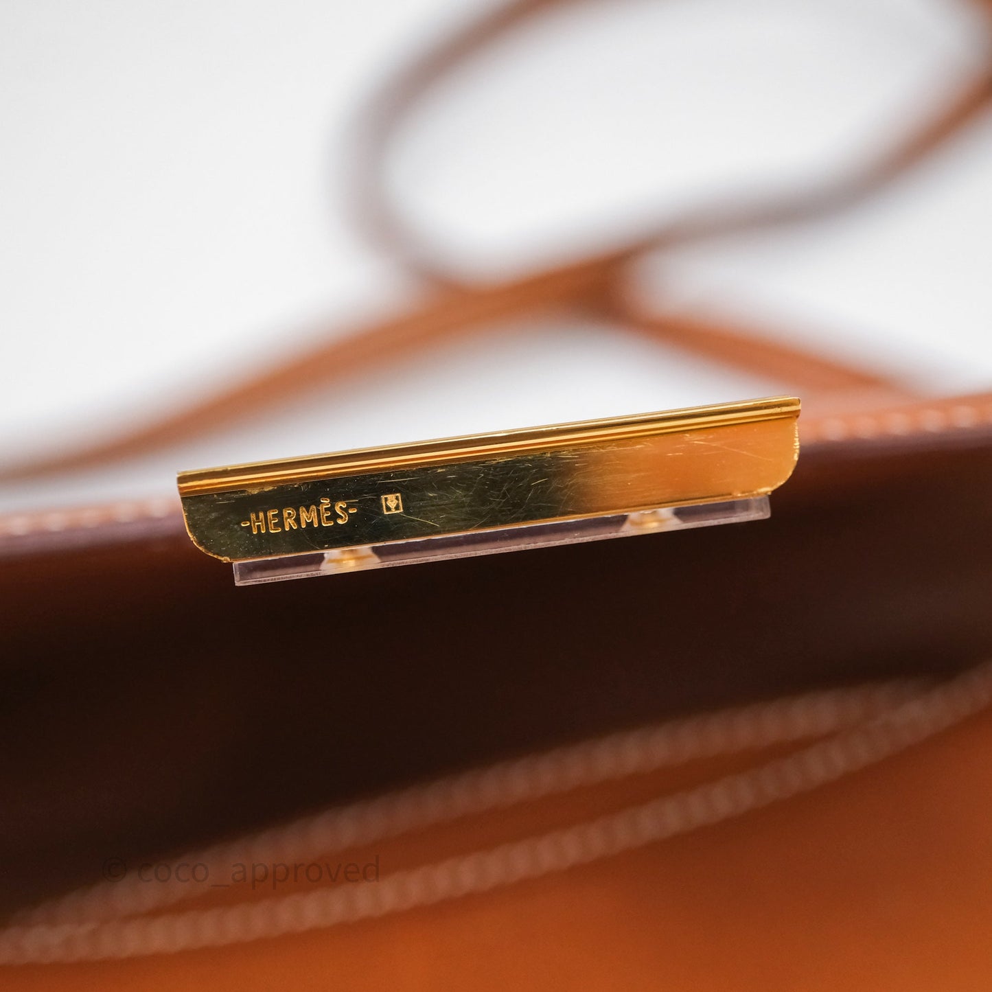 Hermès Constance Mini Smooth Barenia Leather Gold Hardware