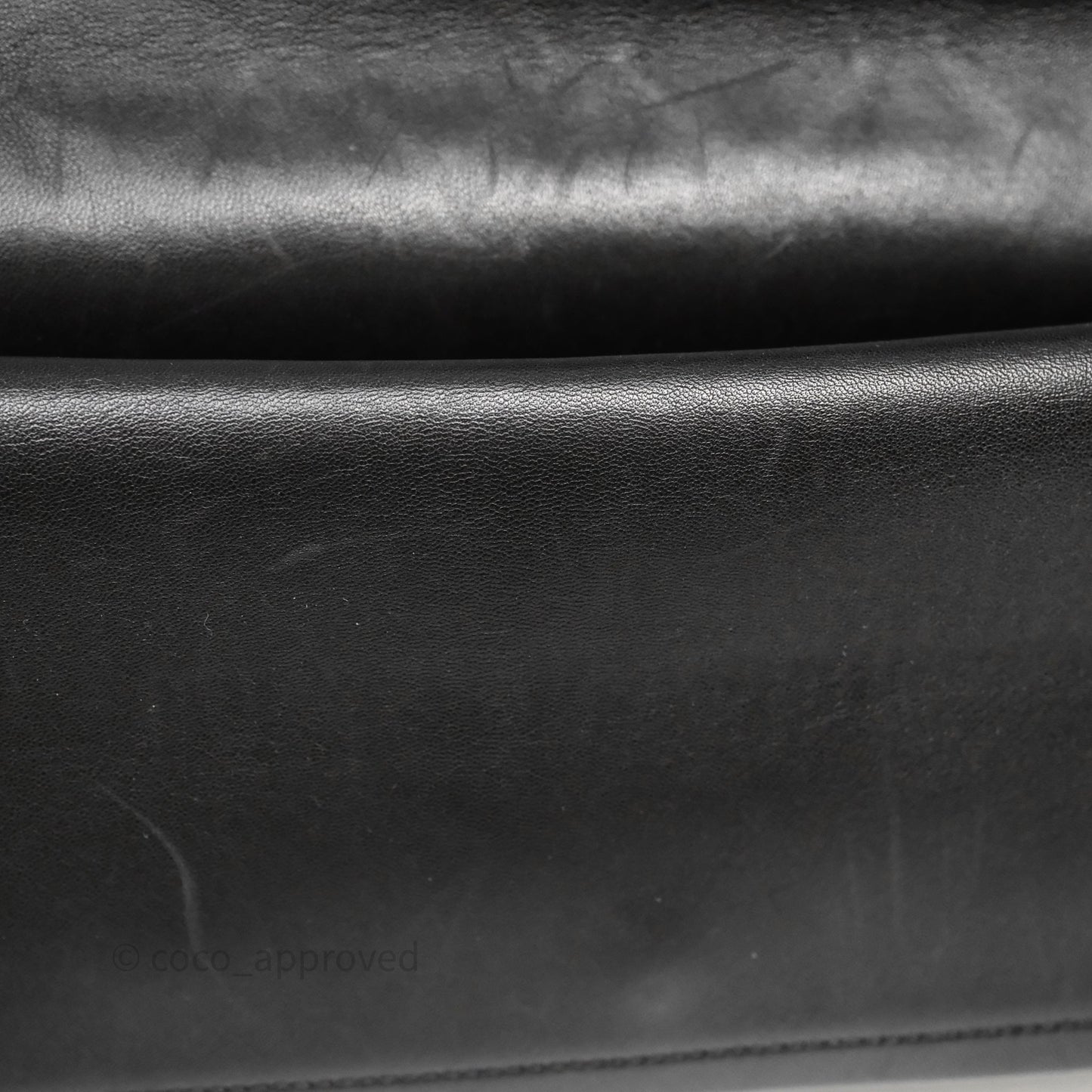 Chanel 2.55 Reissue Glazed Calfskin So Black 227 Silver Hardware