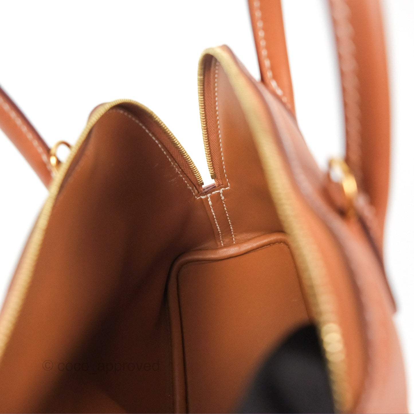 Hermès Bolide Mini 1923 Gold Evercolor Gold Hardware