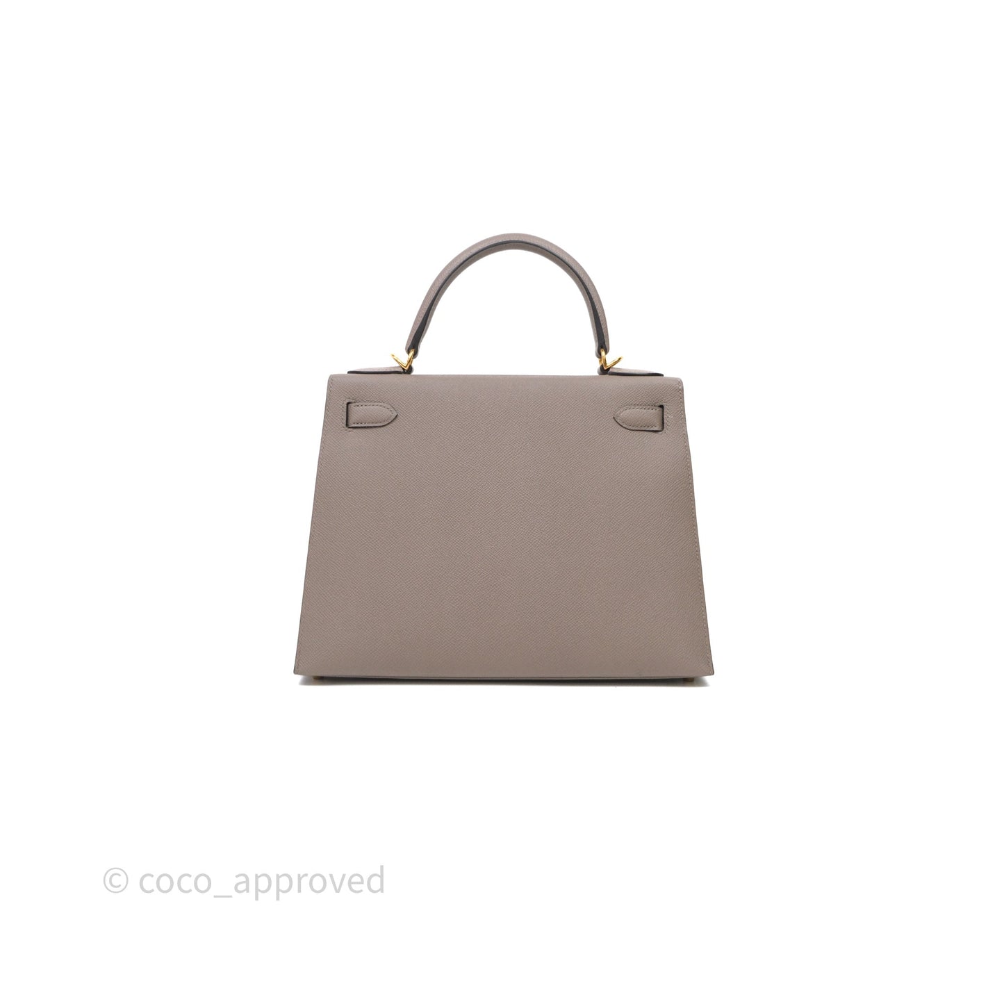 Hermès Kelly 28 Gris Asphalte Epsom Gold Hardware