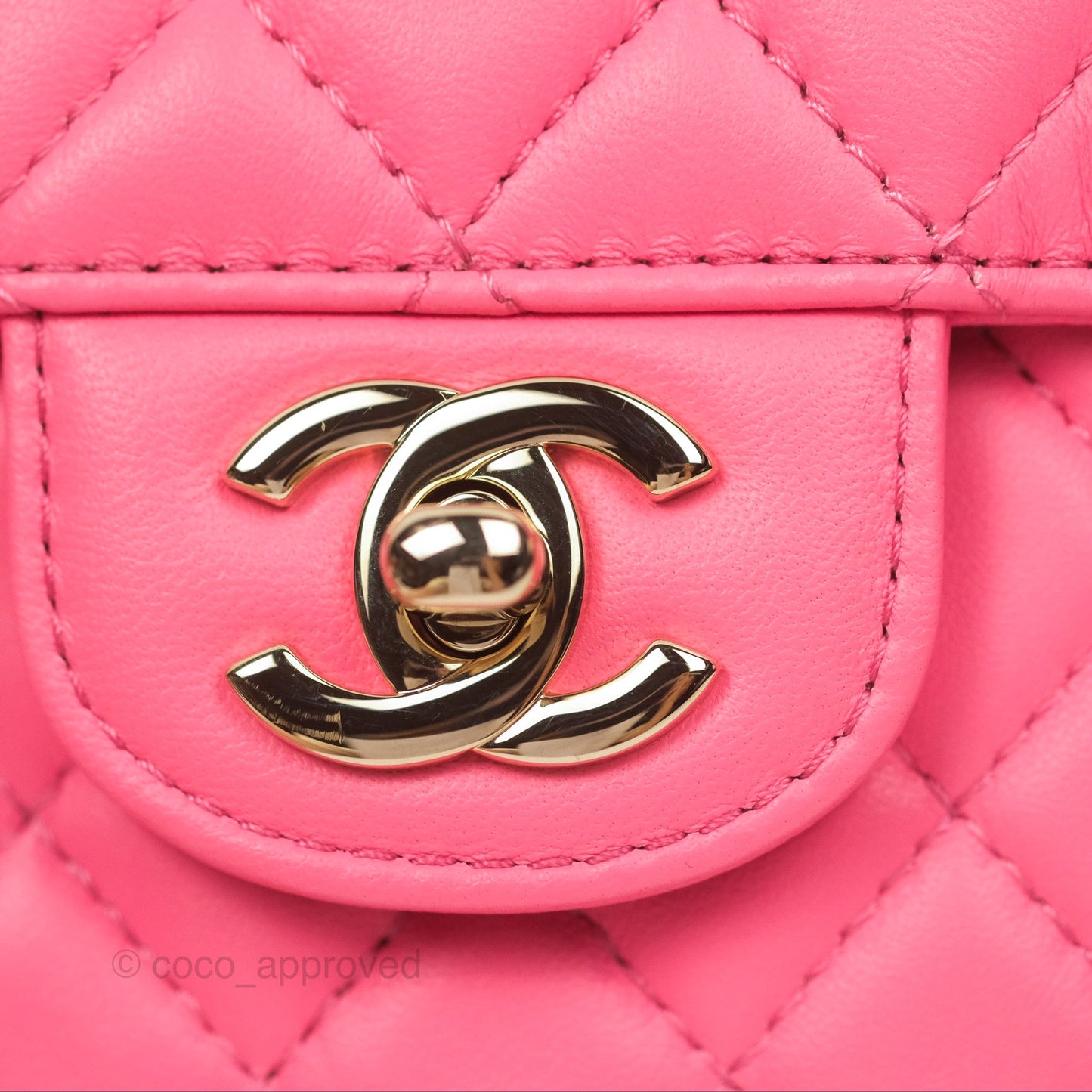 Chanel Large Heart Bag Pink Lambskin Gold Hardware 22S