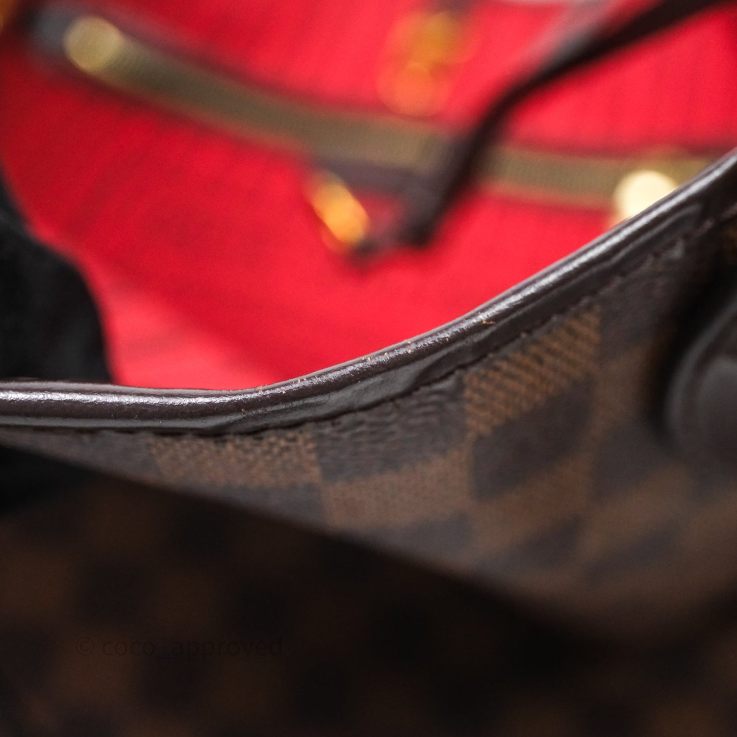 Louis Vuitton Neverfull Tote Bag GM Damier Ebene