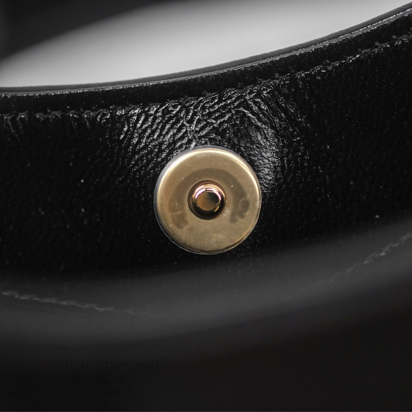 Chanel Nano 31 Black Shiny Lambskin Gold Hardware