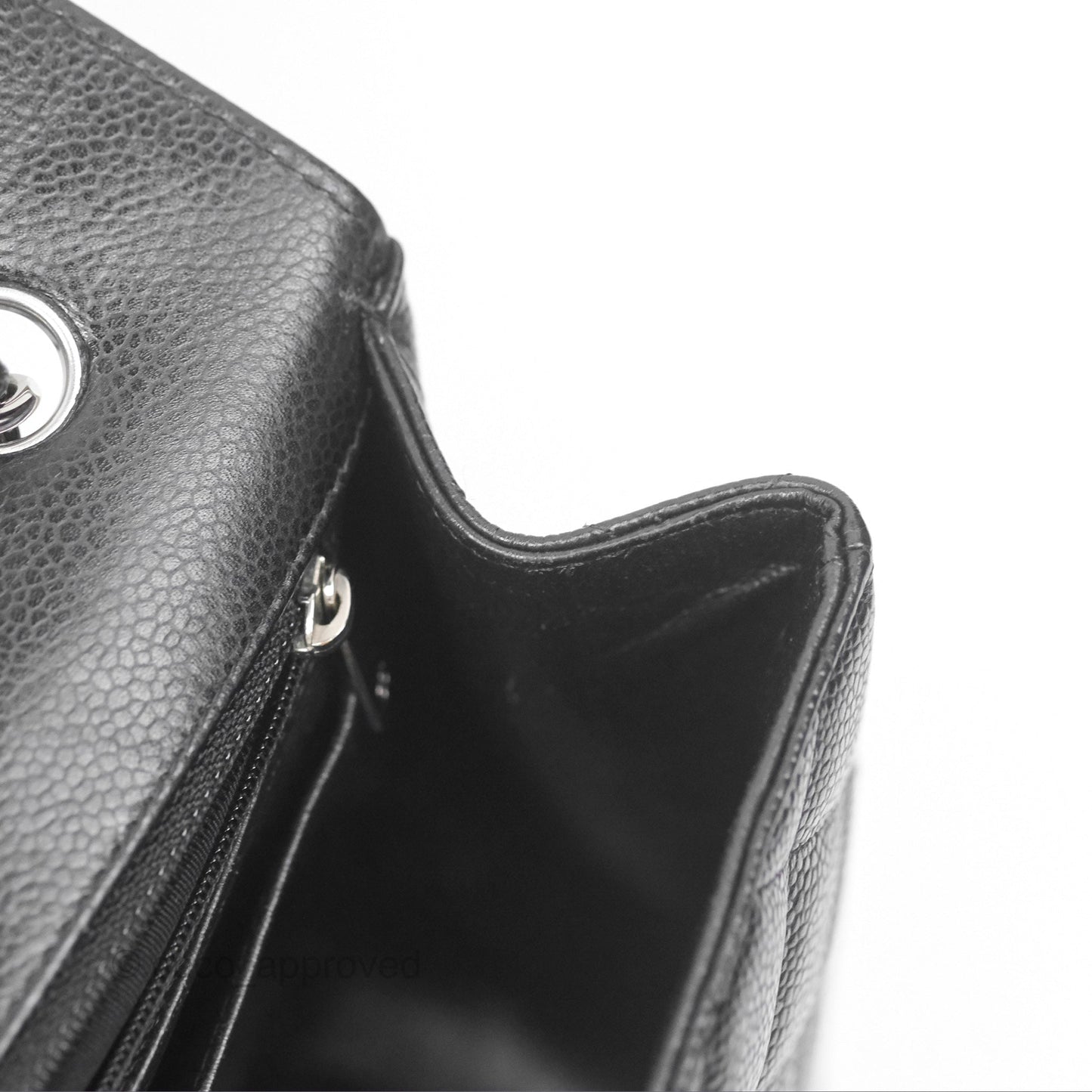 Chanel Jumbo Single Flap Black Caviar Silver Hardware⁣⁣