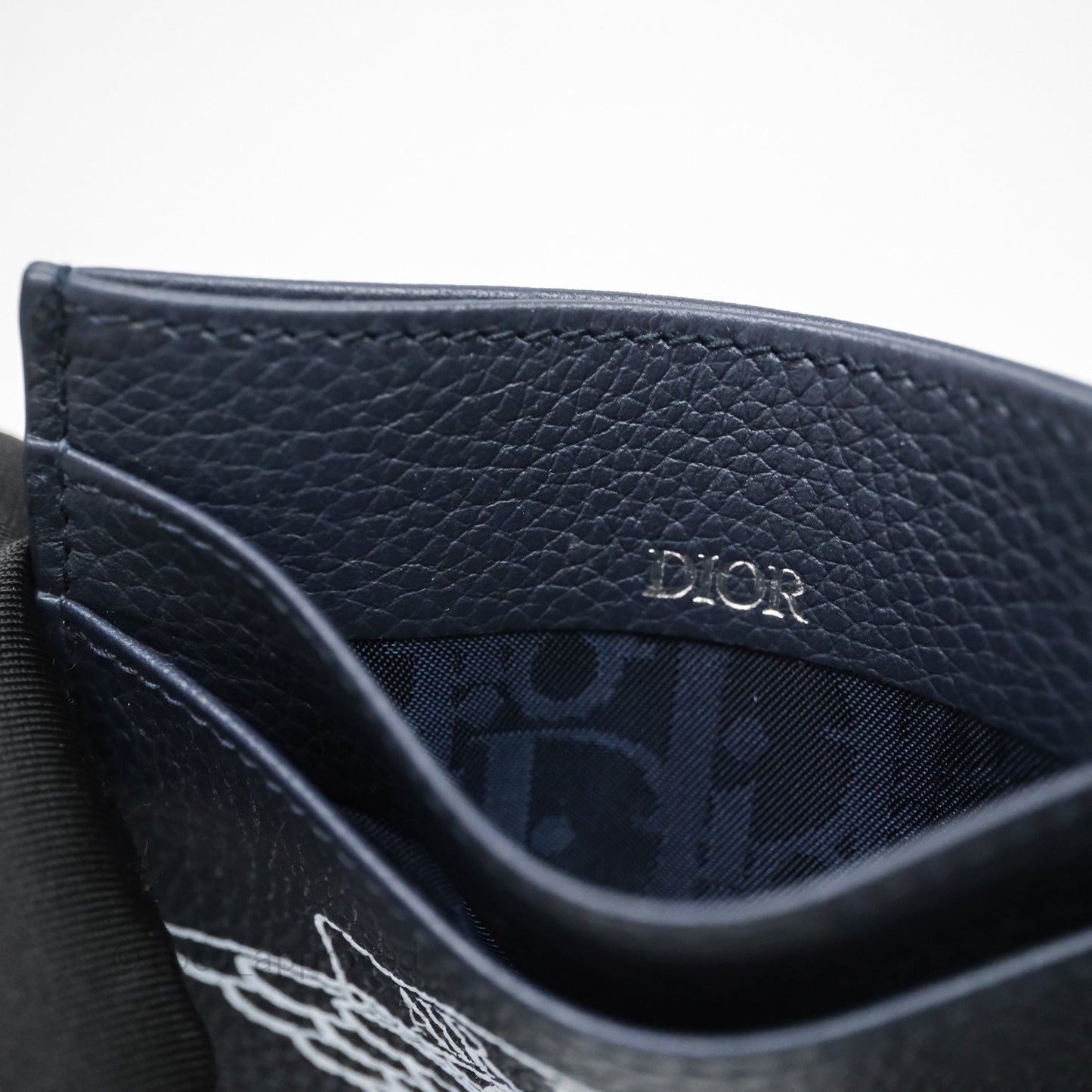 Christian Dior x Jordan Wings Card Holder Navy