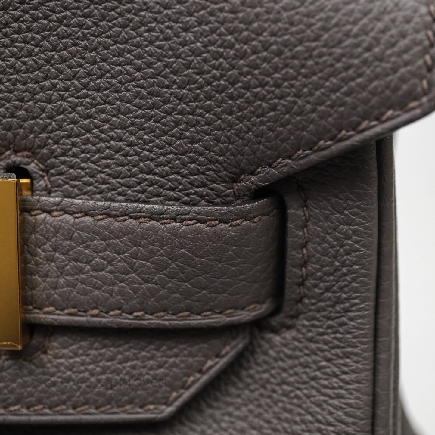 Hermès Birkin 30 Gris Asphalte Togo Gold Hardware
