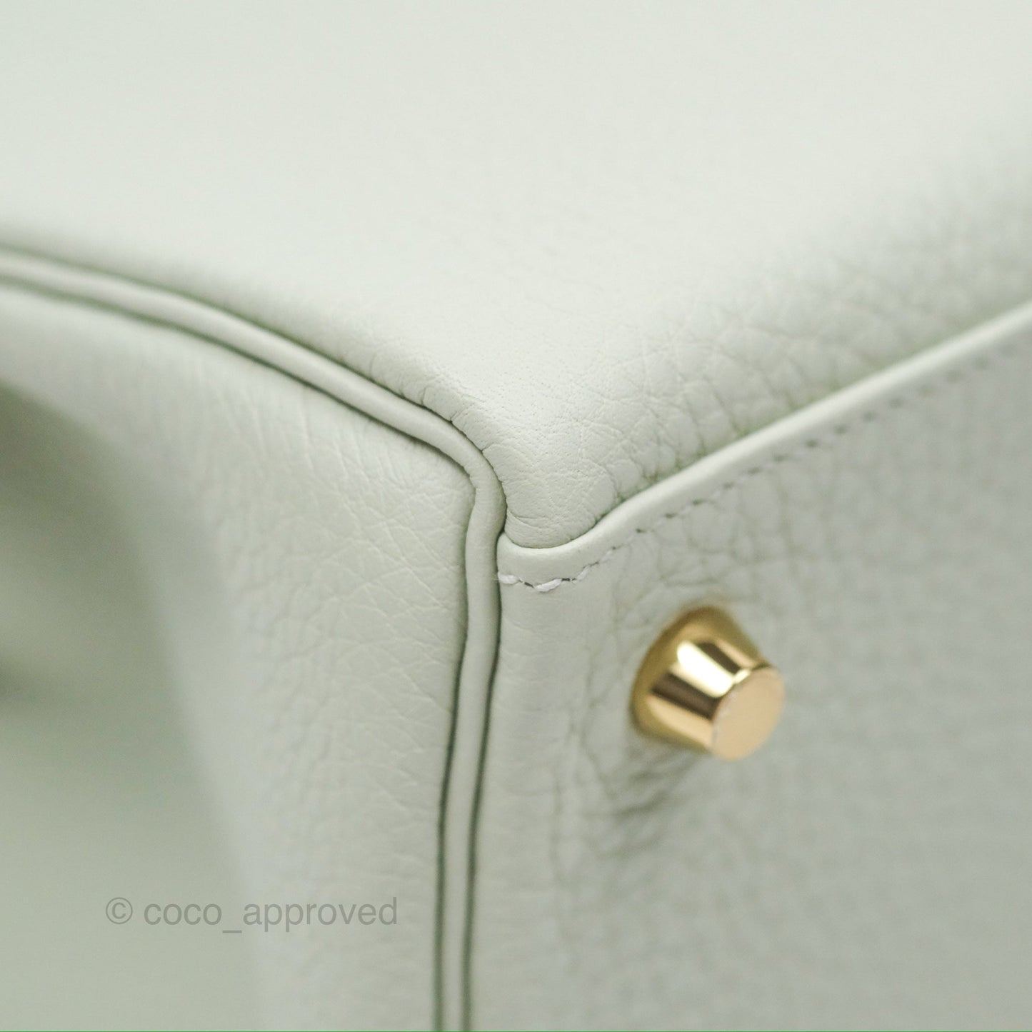 Hermès Kelly II 28 Retourne Togo Gris Neve Gold Hardware
