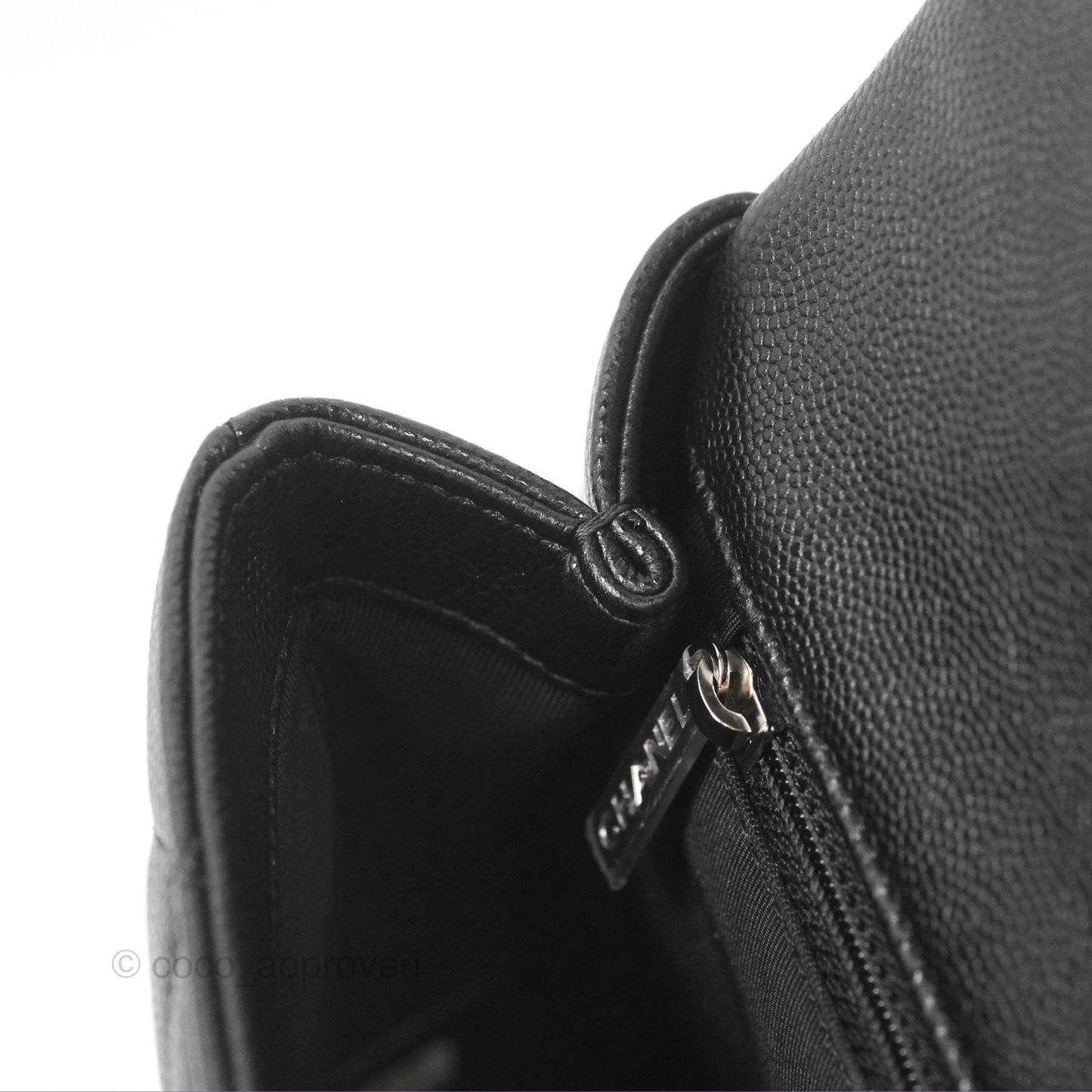 Chanel My Everything Flap Bag So Black Caviar Incognito Hardware